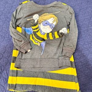 Bumblebee Boy Long Sleeve Shirt size 4t